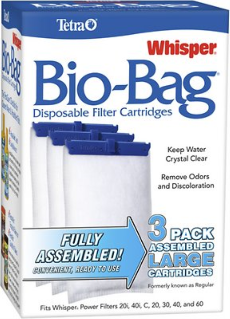 Tetra Whisper Bio-Bag Disposable Filter Cartridges, Large, 3 count