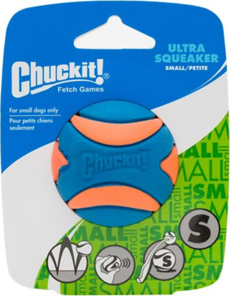 Chuckit! Ultra Squeaker Ball, Small, 1 count