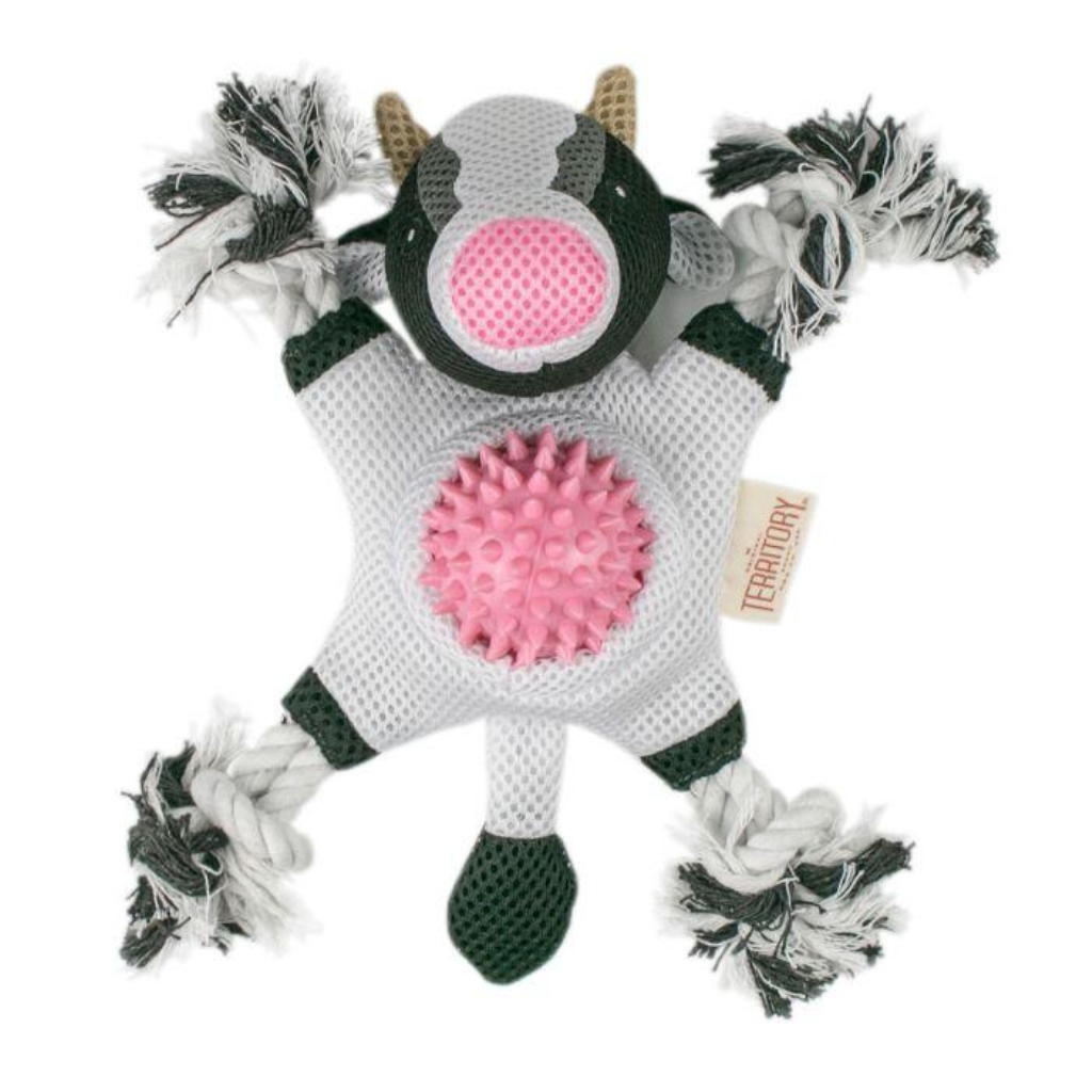 Original Territory Cow 2-In-1 Dog Toy