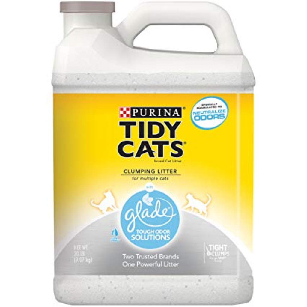 Tidy Cats Glade Tough Odor Solutions Clumping Cat Litter, 20-lb