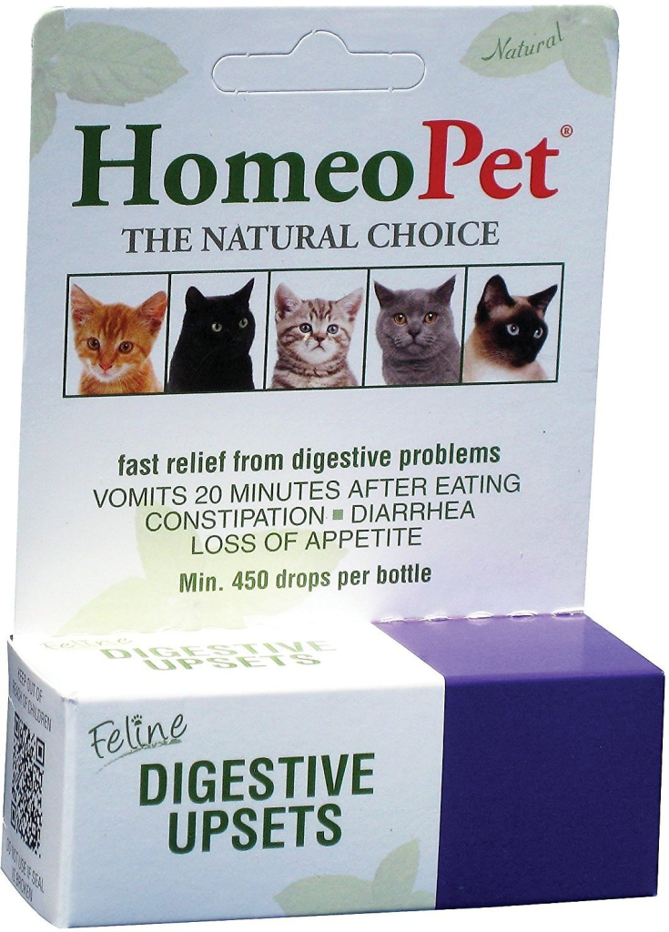 HomeoPet Feline Digestive Upsets Cat Supplement, 450 drops