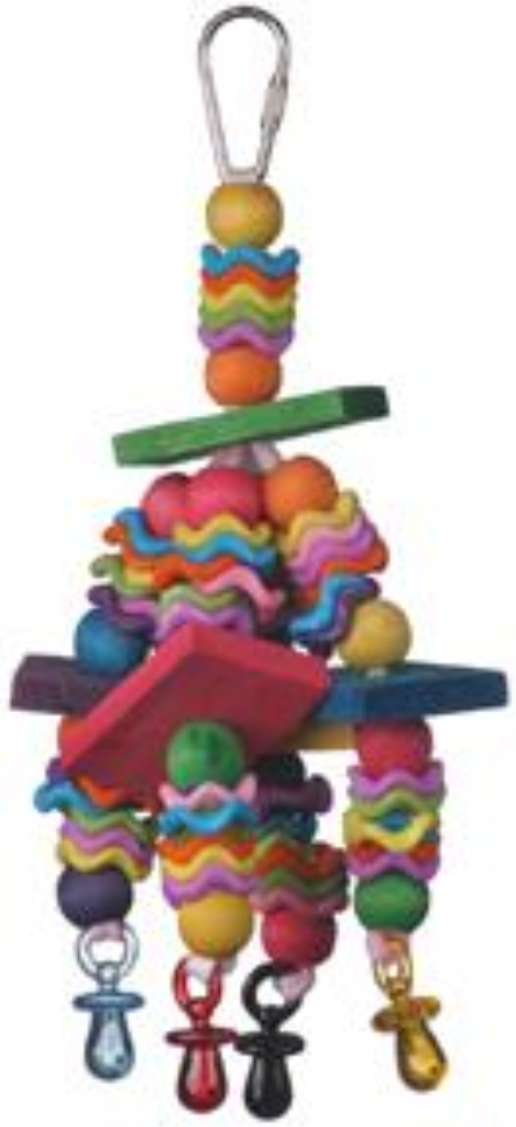 A&E Cage Company Fiesta Blocks Bird Toy