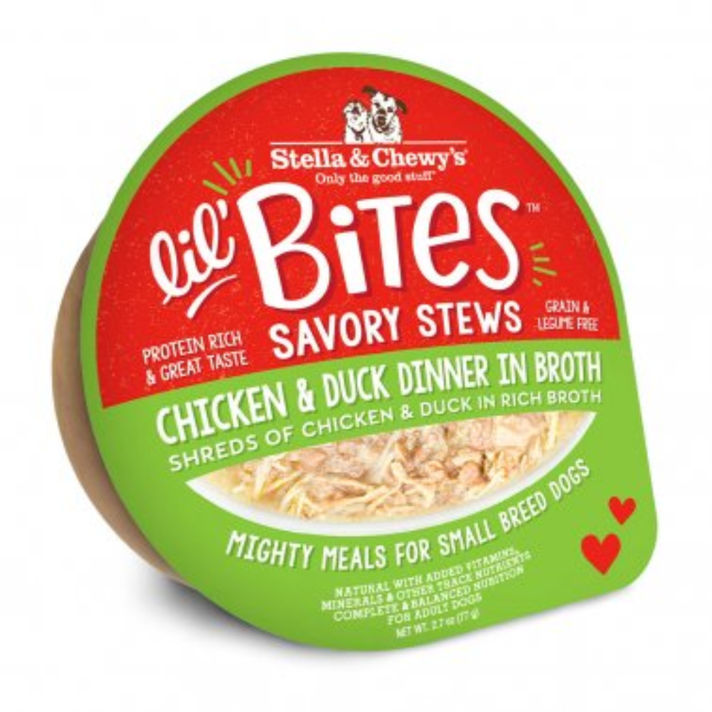 Stella & Chewy's Dog Lil Bites Savory Stew Chicken & Duck, 2.7-oz
