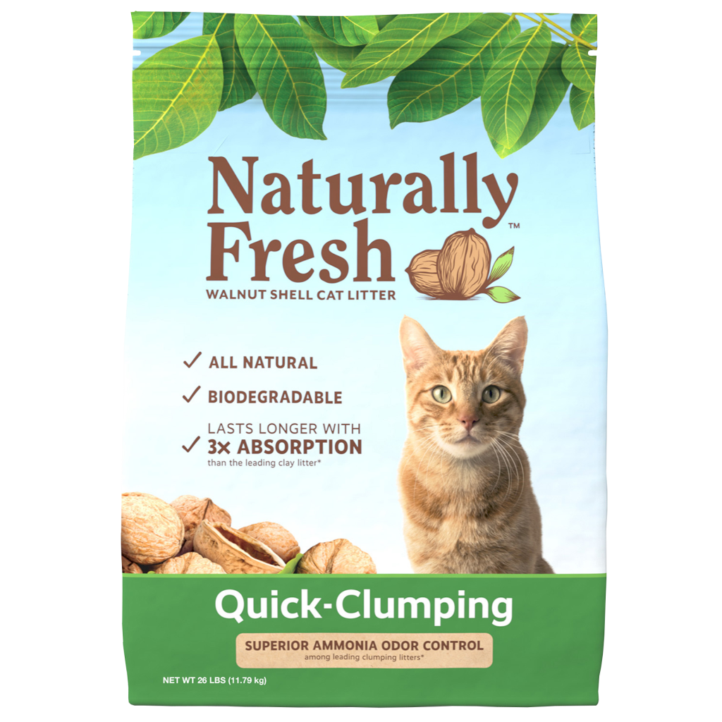 Naturally Fresh Walnut-Based Quick-Clumping Cat Litter, 26-lb