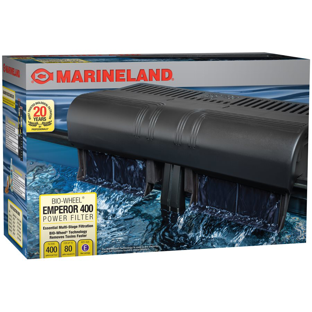 Marineland Emperor 400 GPH Power Filter 50 - 80 Gallons