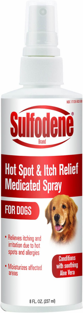 Sulfodene Medicated Hot Spot & Itch Relief Spray for Dogs, 8-oz