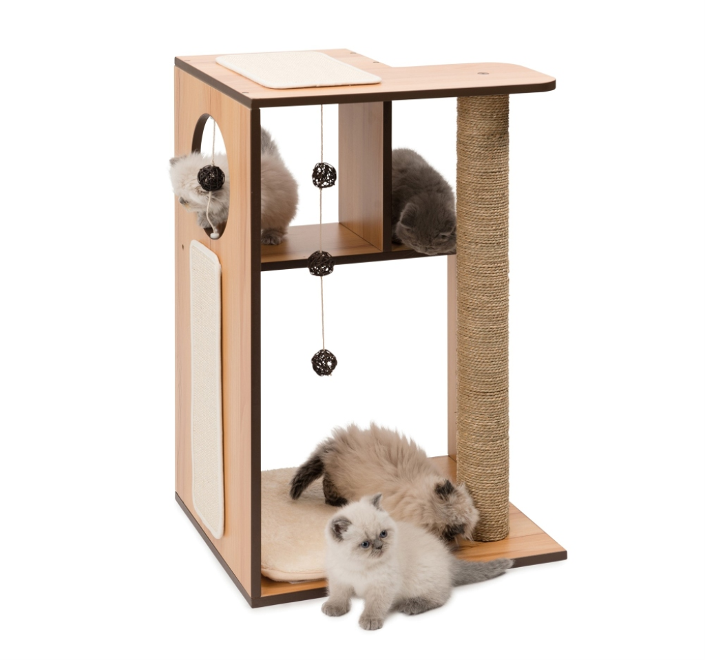 Catit Vesper Cat Tree, Walnut, Large