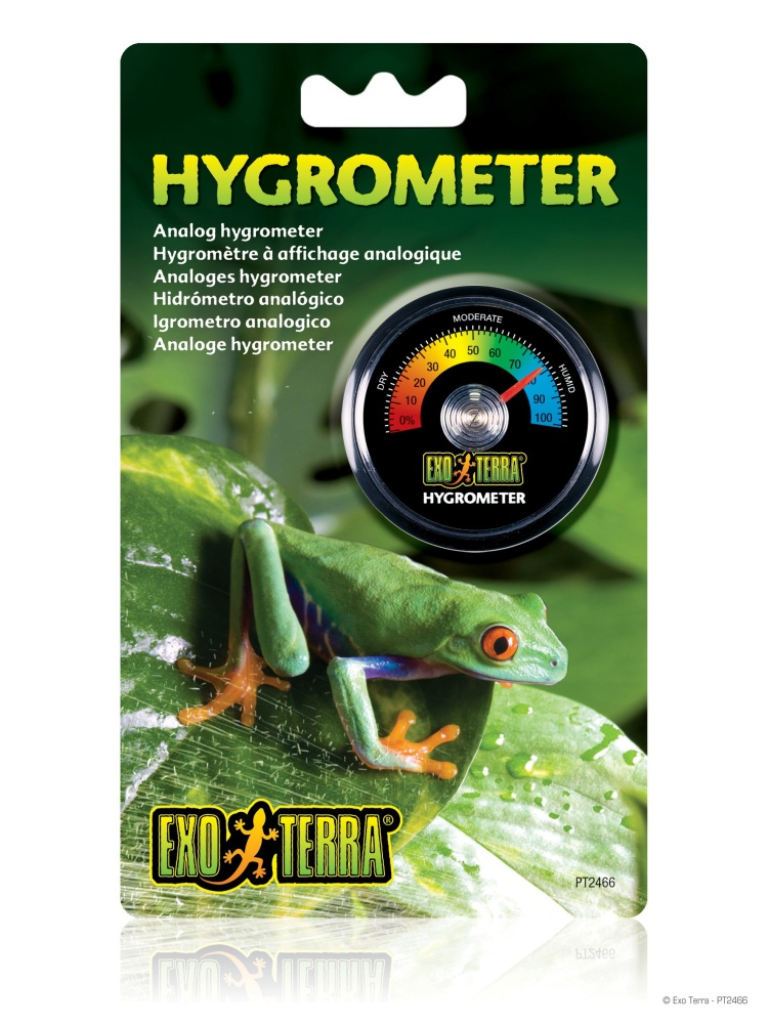 Exo Terra Analog Hygrometer for Reptiles