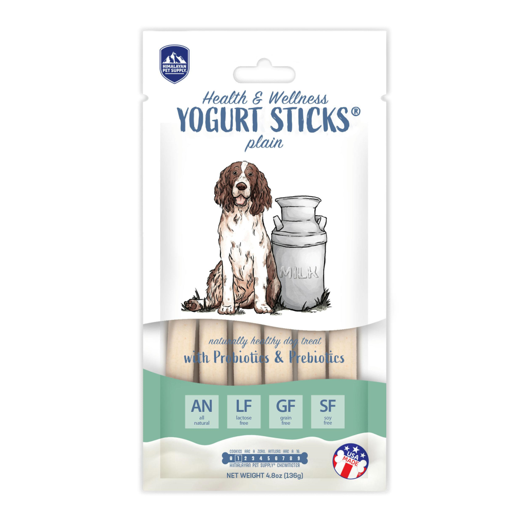 Himalayan Pet Supply Health & Wellness Yogurt Sticks Plain Dog Treats, 4.8-oz