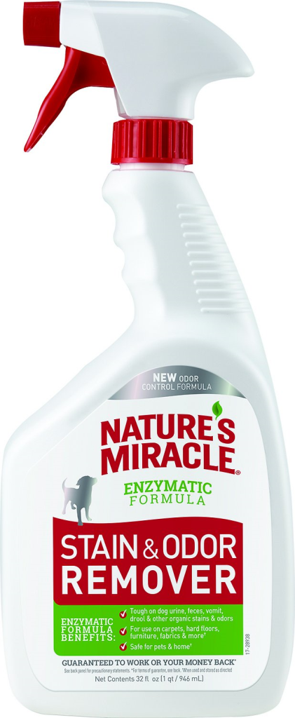 Nature's Miracle Dog Stain & Odor Remover Spray, 32-oz bottle