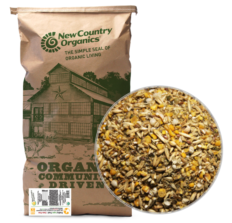 New Country Organics Soy Free Layer Feed, No Corn 50#