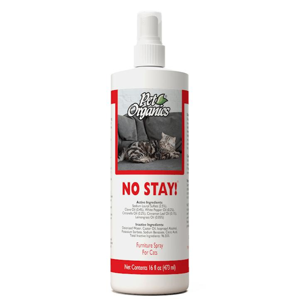 NaturVet Pet Organics No Stay! Furniture Spray for Cats, 16-oz