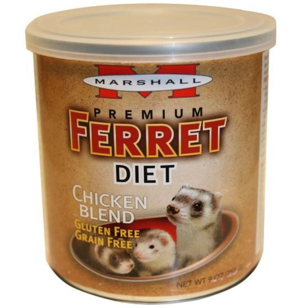 Marshall Premium Chicken Blend Ferret Diet, 9-oz
