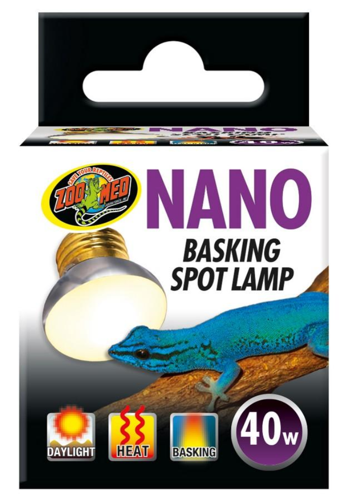 Zoo Med Nano Basking Reptile Spot Lamp, 40-watt