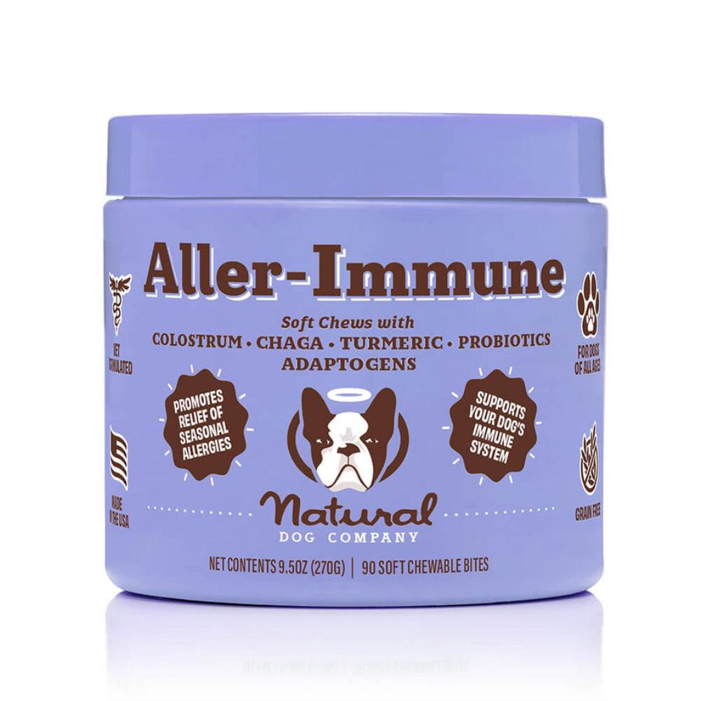 Natural Dog Company Aller-Immune Chews Dog Supplement, 90-count