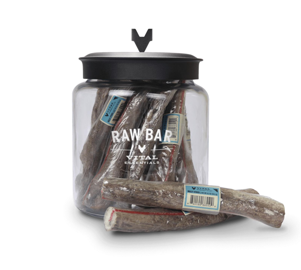 Vital Essentials RAW BAR Bully Sticks Freeze-Dried Raw Dog Treats, 1-count