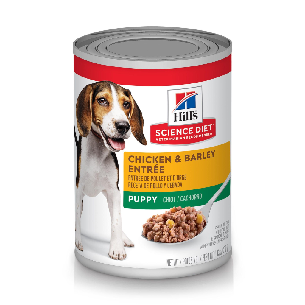 Hill's Science Diet Puppy Chicken & Barley Entree Wet Dog Food, 13-oz