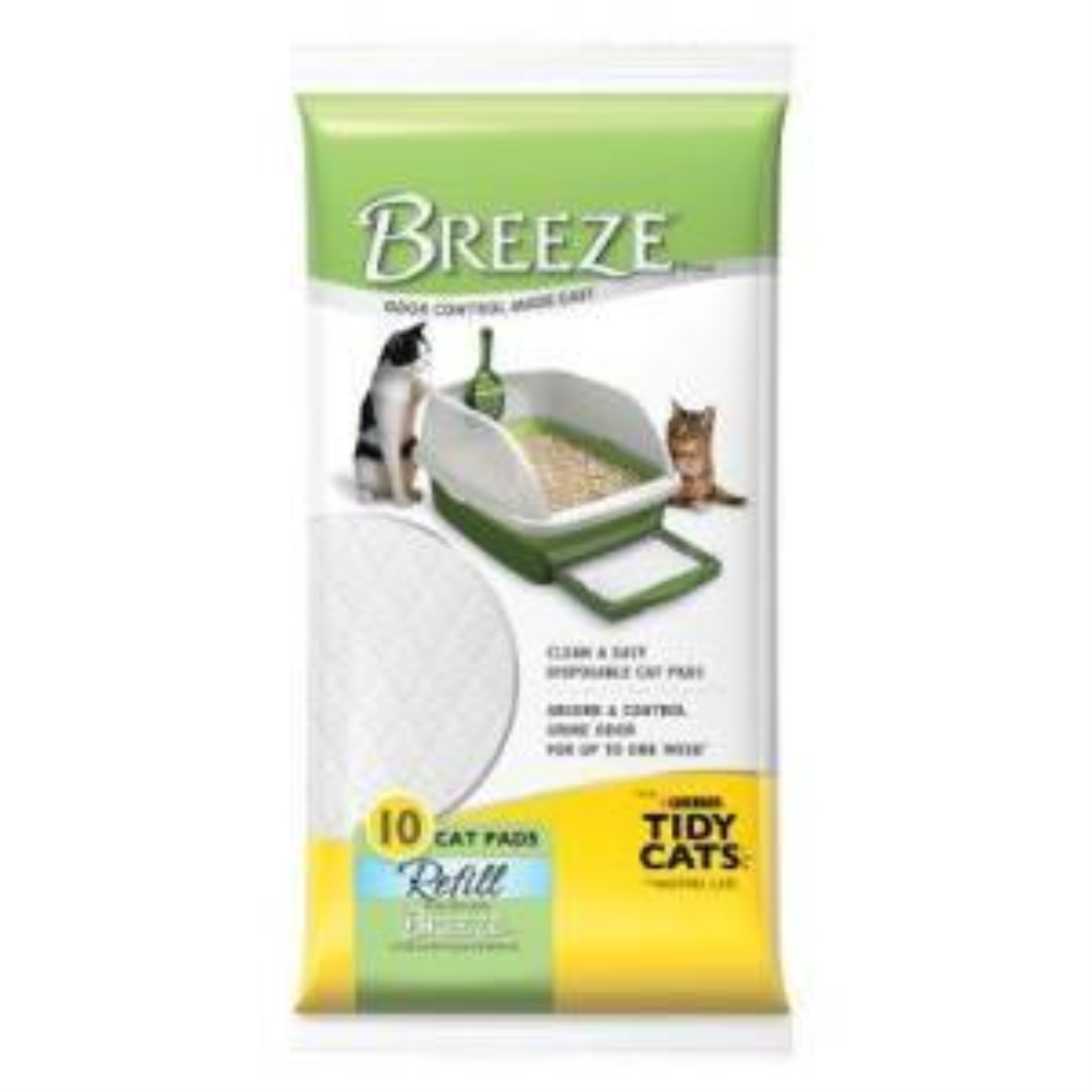 Tidy Cats Breeze Cat Pads, 10-count