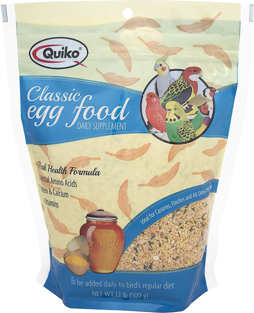 Quiko Classic Egg Food Supplement for Canaries & Finches, 1.1-lb