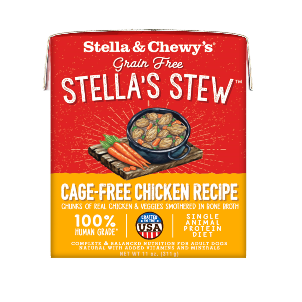Stella & Chewy's Stella's Stew Cage-Free Chicken Wet Dog Food, 11-oz