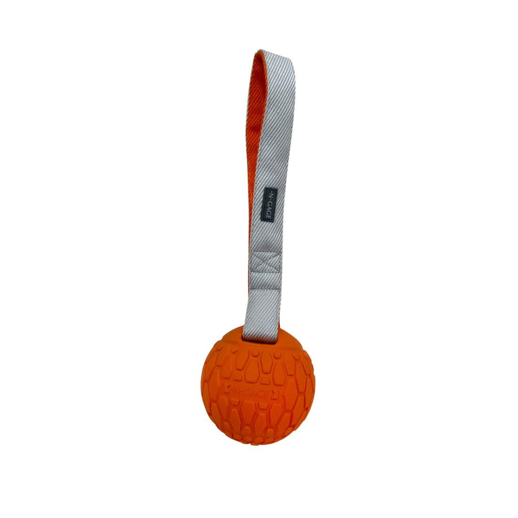 N-Gage Handler Ball Dog Toy, Orange, Junior