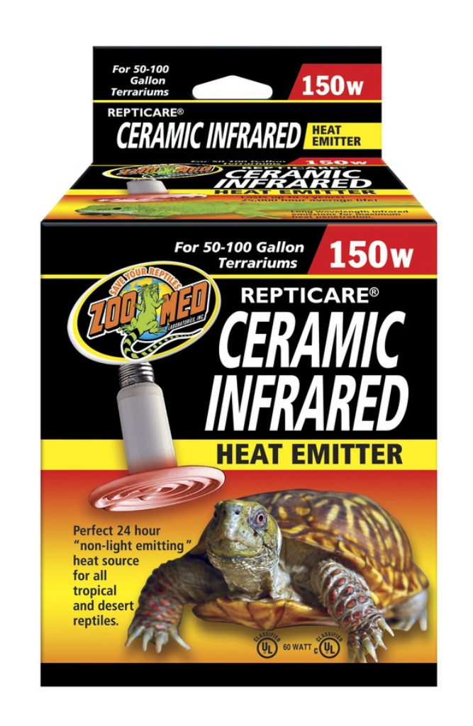 Zoo Med Repticare Ceramic Infrared Reptile Heater, 150-watt