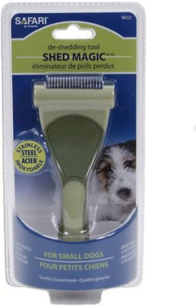 Safari Shed Magic De-Shedding Tool for Dogs, Small