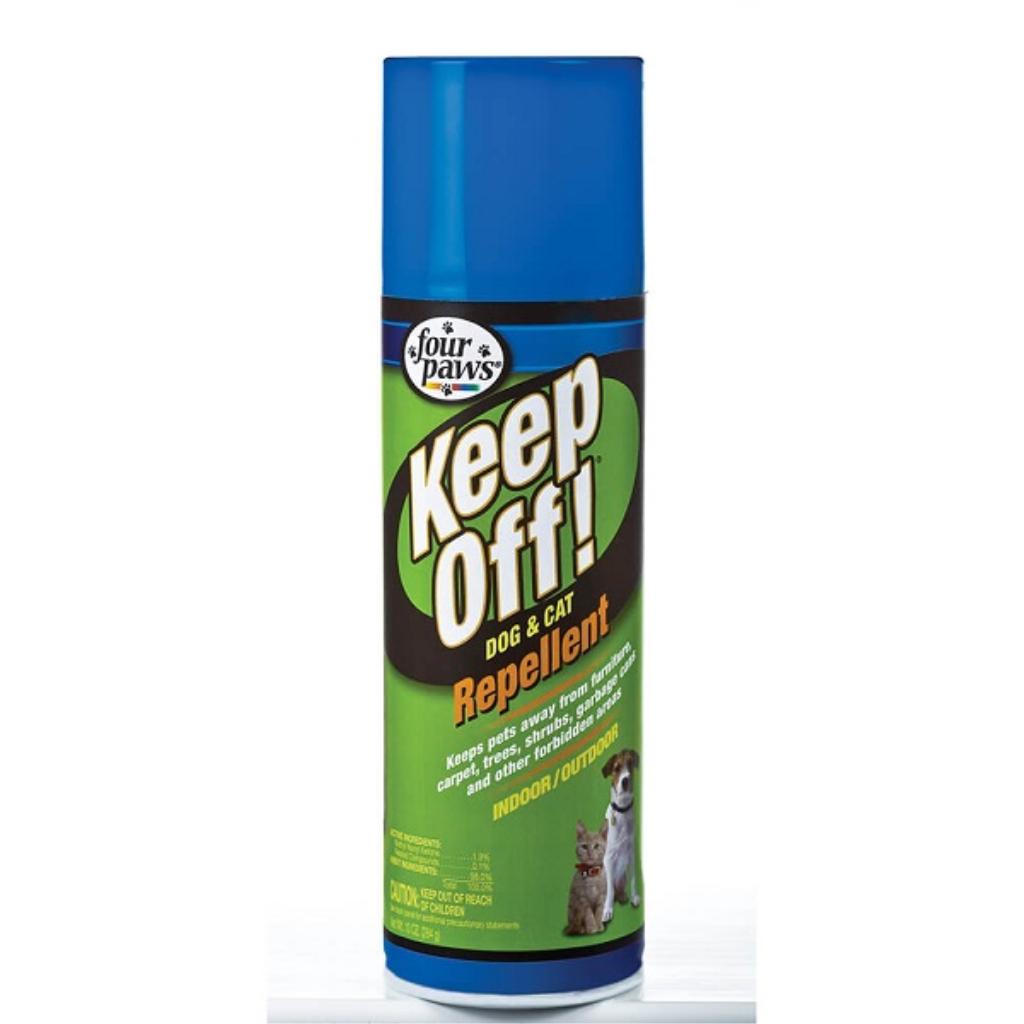 Four Paws Keep Off! Indoor & Outdoor Repellent for Dogs & Cats, 10-oz bottle