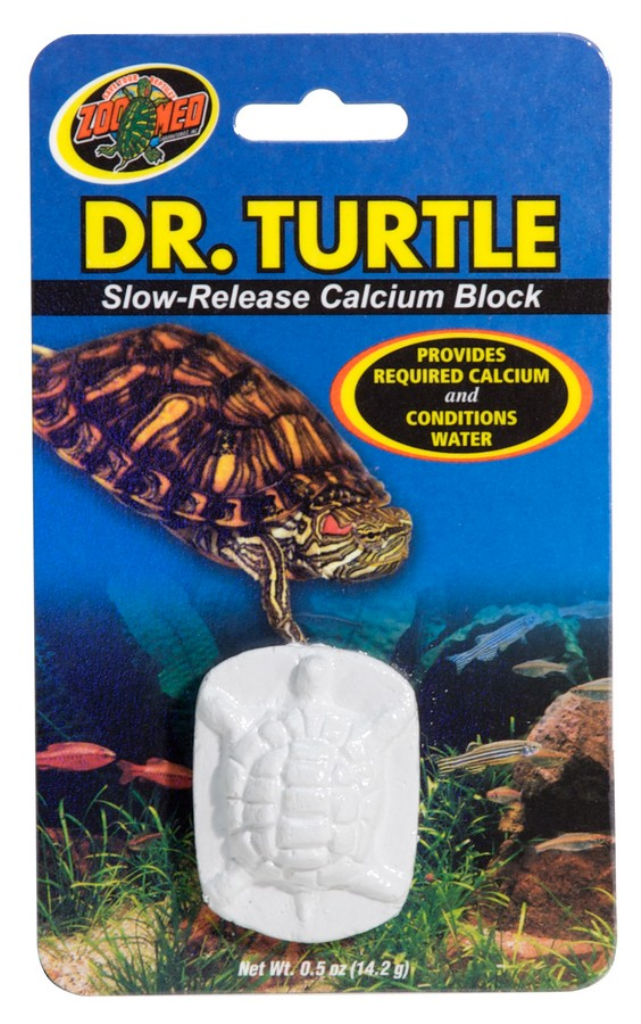 Zoo Med Dr. Turtle, Slow-Release Calcium Block Water Conditioner and Turtle Supplement, .5-oz