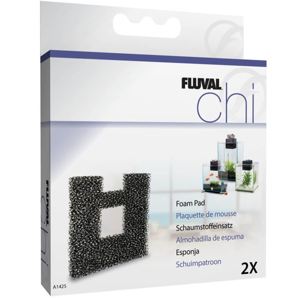 Fluval Chi Foam Pad for Aquariums, 2-pk