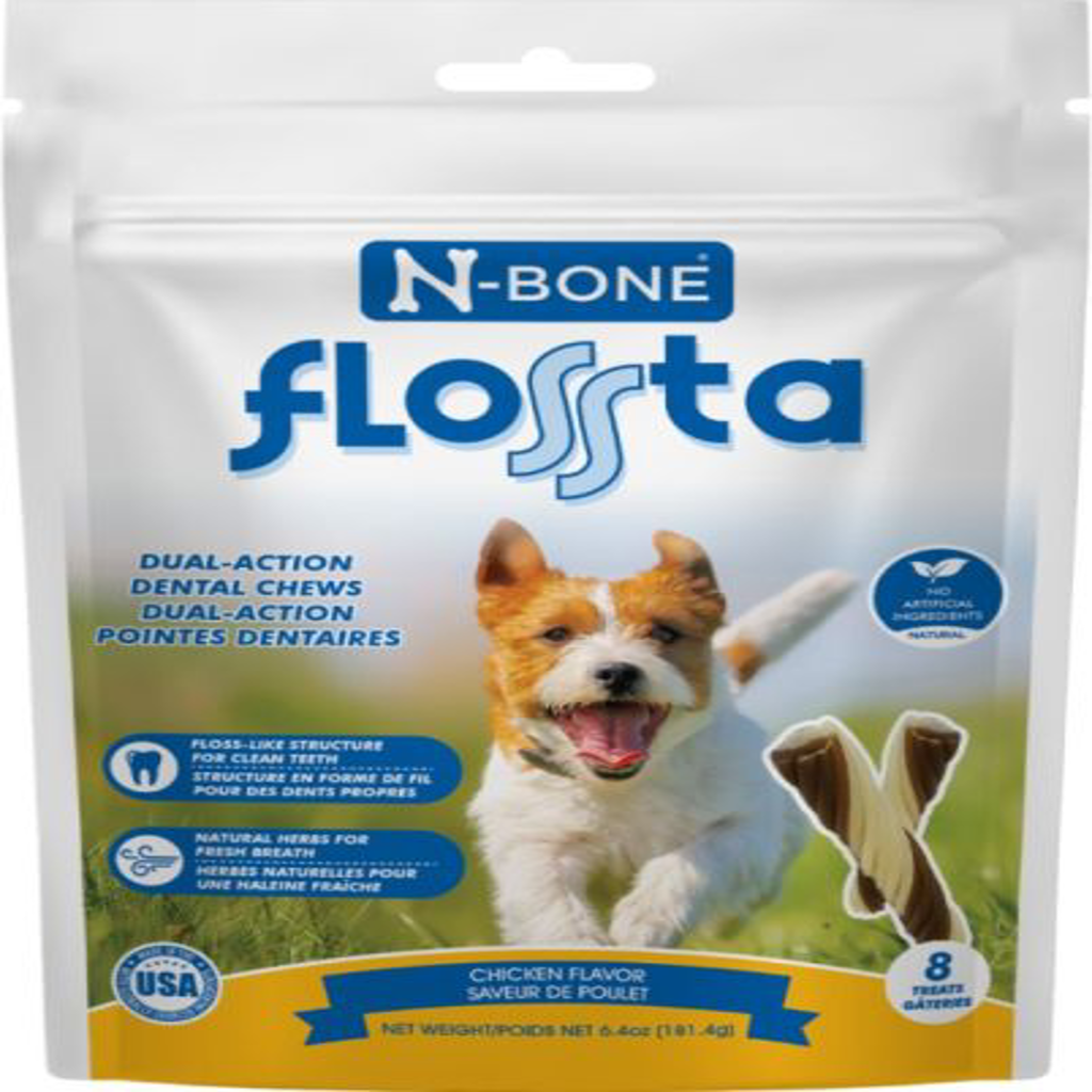 NPIC FLOSSta Dental Chews 8pk - Chicken 6.4oz