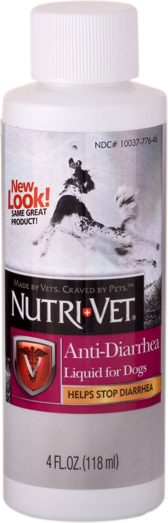 Nutri-Vet Anti-Diarrhea Liquid for Dogs, 4-oz bottle