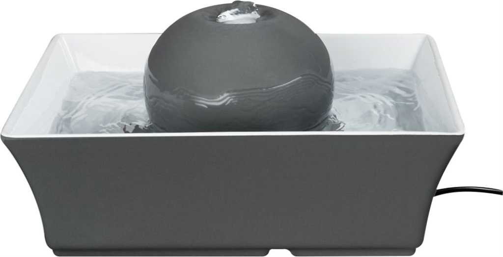 PetSafe Drinkwell Seascape Pet Fountain, Gray, 70-oz