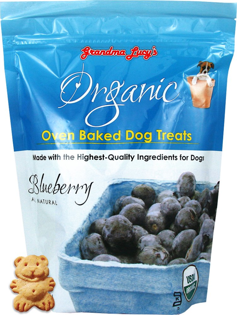 Grandma Lucy's Organic Blueberry Oven Baked Dog Treats, 14-oz