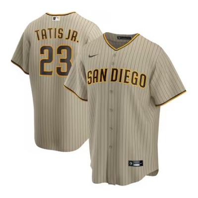 TATIS JR.　レプリカ ユニフォーム ナイキ Fernando Tatis Jr. San Diego Padres Nike Tan Alternate Replica