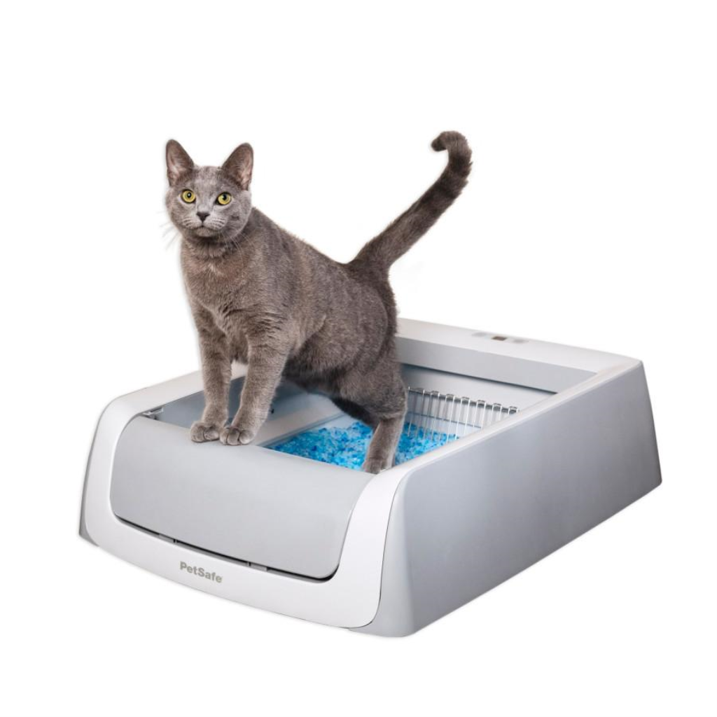 PetSafe ScoopFree Original Automatic Self-Cleaning Cat Litter Box, Grey
