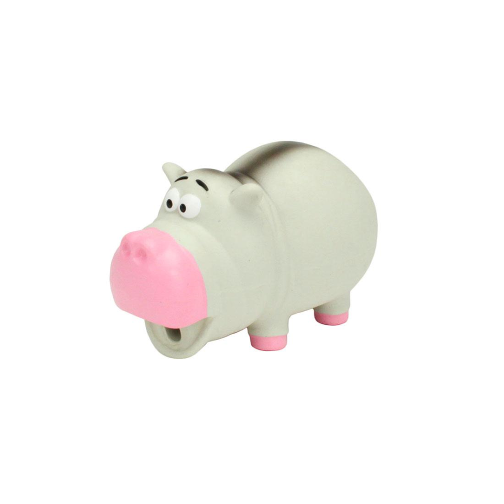 Rascals Grunt Hippo Dog Toy, 7-in