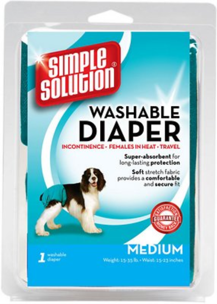 Simple Solution Washable Diaper, Medium