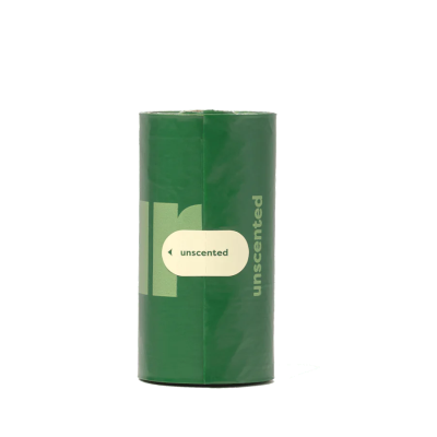 Earth Rated Dog Poop Bags Single Roll, Unscented, 15-count