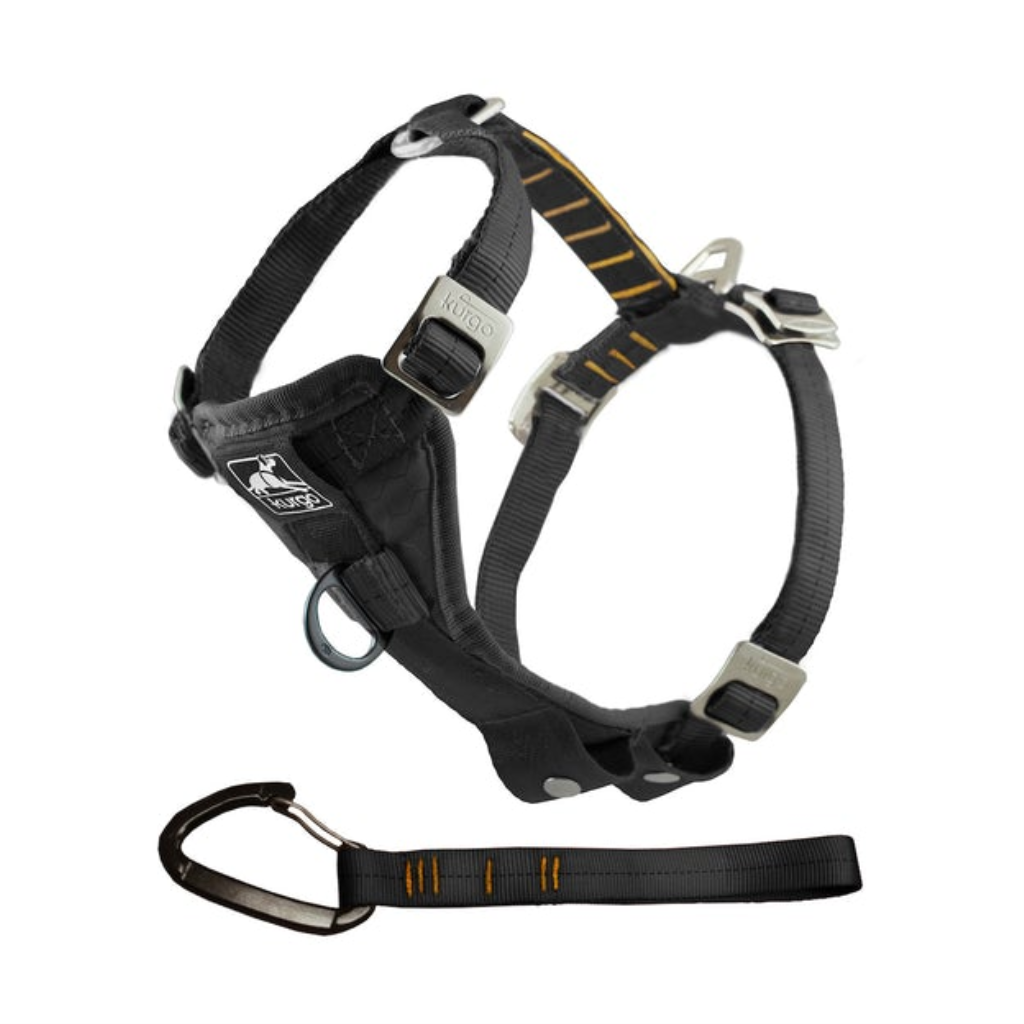 Kurgo Tru-Fit Enhanced Strength Smart Dog Harness, Black, X-Small