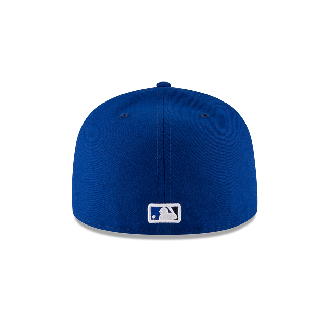 Toronto Blue Jays White/Royal Alternate 3 50th Anniversary Patch 2026 59FIFTY Men's Fitted Hat by New Era