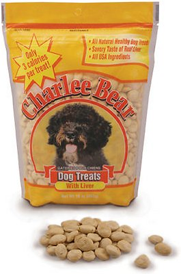 Charlee Bear Liver Flavor Dog Treats, 6-oz