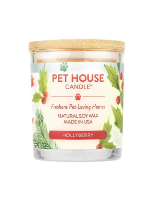 Pet House Candle Hollyberry Large