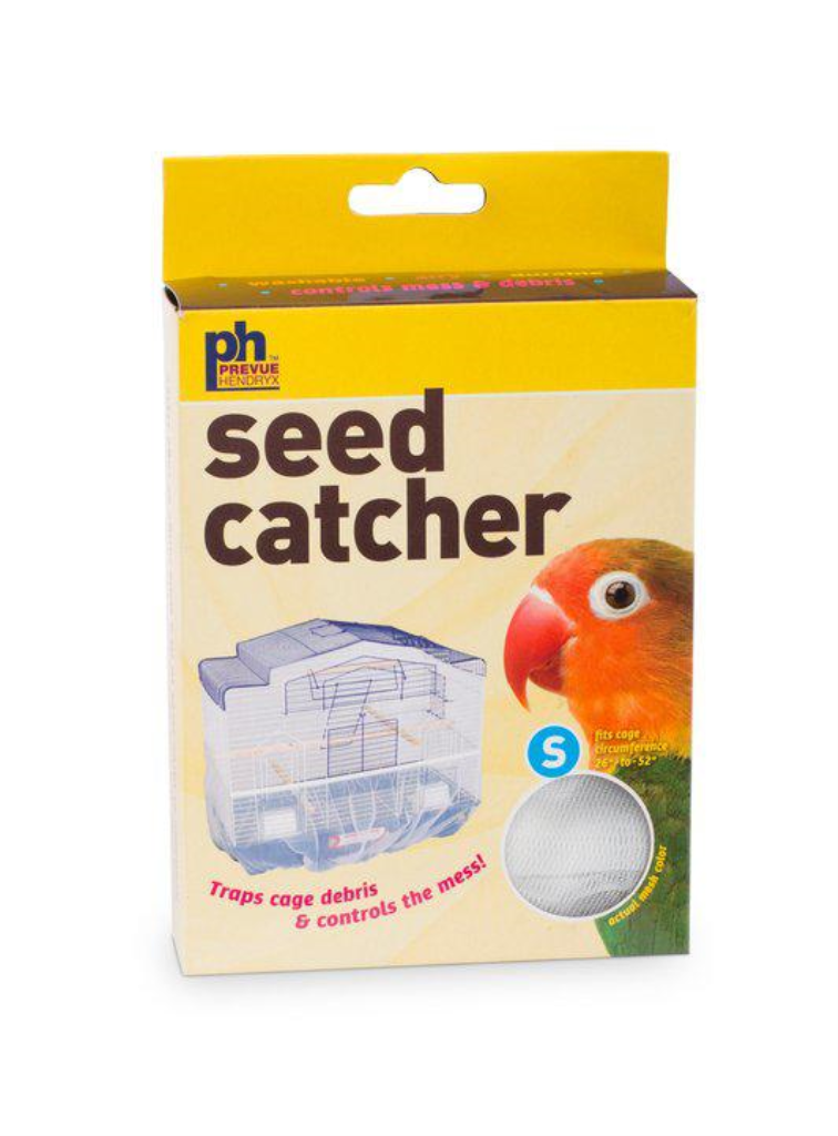 Prevue Pet Products Nylon Mesh Bird Seed Catcher with Elastic Band, Large