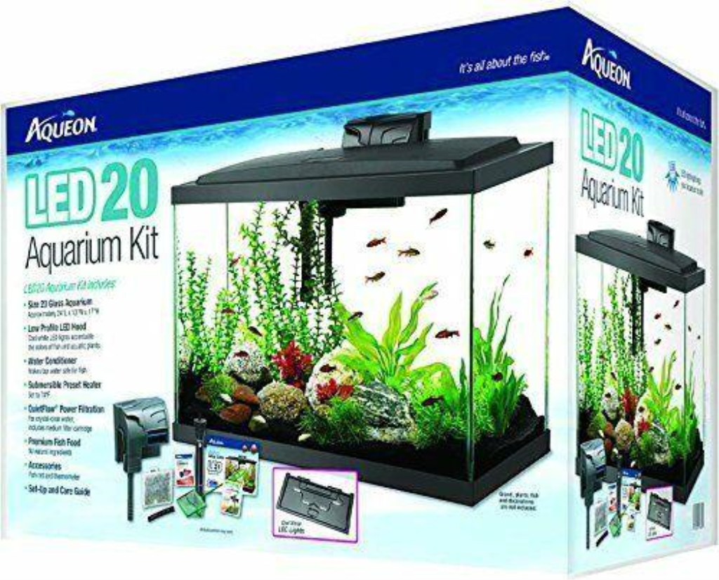 Aqueon Prepriced Led Aquarium Kit, 20-gal