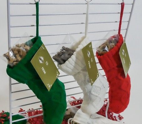 Pet Wants Christmas Stocking Pumpkin & Cranberry
