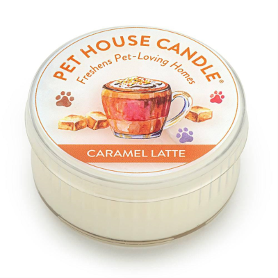Pet House Candle Carmel Latte Mini
