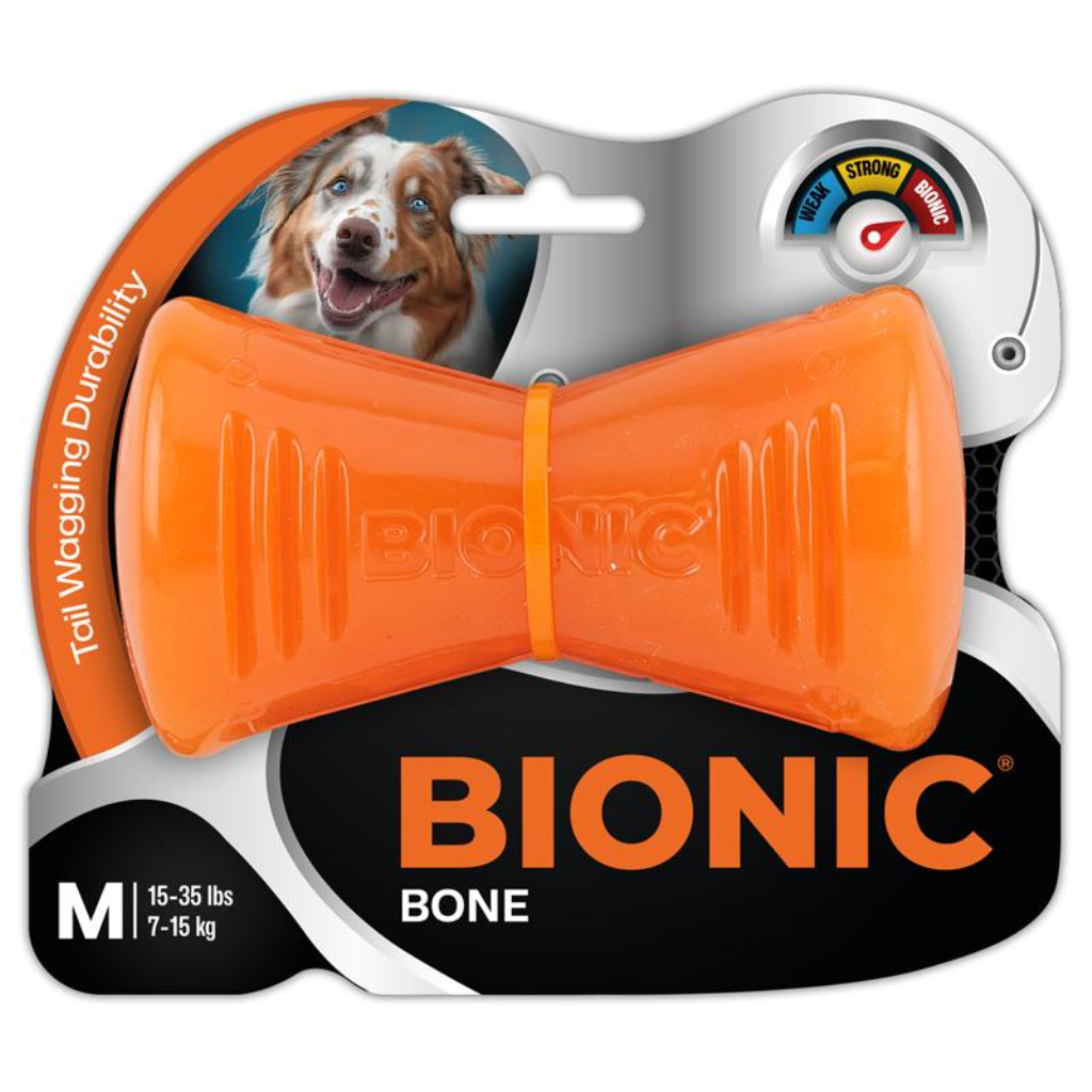 BIONIC Bone Dog Toy, Medium
