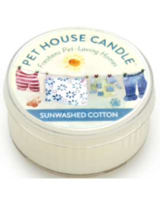 Pet House Candle Sunwashed Cotton Mini