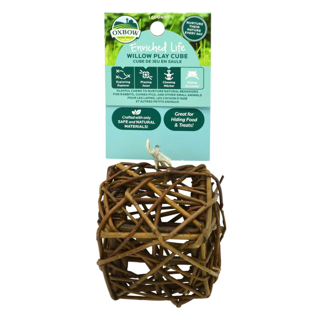 Oxbow Animal Health Willow Play Cube Small Animal Toy